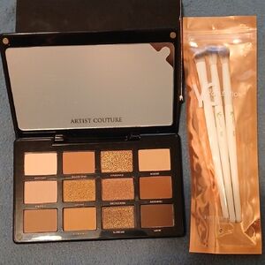 Artist Couture Warm Neutral Eyeshadow Palette with Gold Shimmers